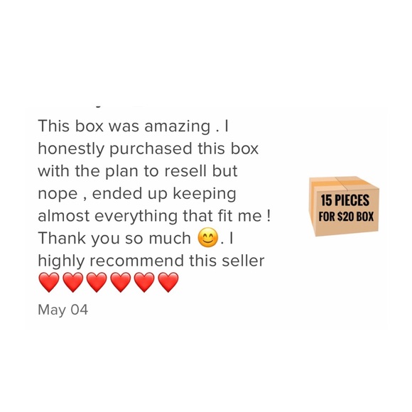 10 Piece Assorted Clothing Mystery Box!! - Picture 3 of 4